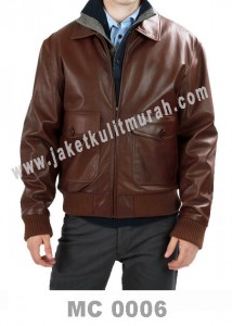 Jaket Kulit Klasik Pria MC 0006